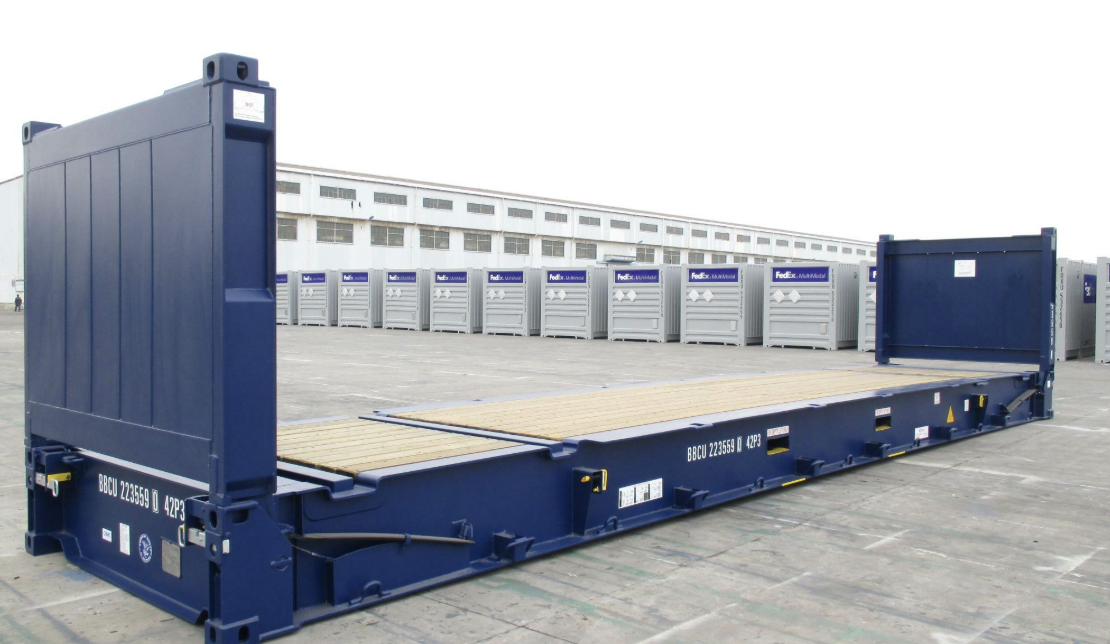 Contenedor Flat Rack